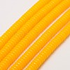 Imitation Amber Resin Heishi Beads Strands RESI-A009G-8mm-01-1