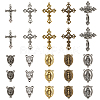 Tibetan Style Pendants and Tibetan Style Alloy Chandelier Components Links TIBEP-TA0002-28-1