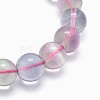Natural Fluorite Beads Stretch Bracelets BJEW-I265-H-3