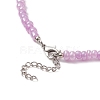 7Pcs 7 Color Glass Seed Beaded Necklaces Set for Women NJEW-JN04182-6