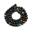 Natural Azurite Beads Strands G-P568-A02-01-3