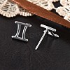 925 Sterling Silver Stud Earrings EJEW-K303-01S-03-2