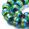 Handmade Silver Foil Lampwork Beads FOIL-K001-02B-12mm-3