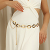 Alloy Oval Link Chain Waist Chain Belts for Women FS-WGBA6EA-01-1