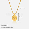 304 Stainless Steel Pendant Necklaces for Women FS-WG3C5F5-04-1