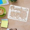 Large Plastic Reusable Drawing Painting Stencils Templates DIY-WH0202-231-3