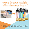Iron Medal Hanger Holder Display Wall Rack ODIS-WH0021-750-6