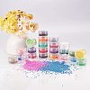 24 Colors Grade A Glass Seed Beads Sets SEED-PH0004-03-5