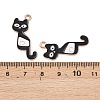 Alloy Enamel Pendants ENAM-K082-01C-KCG-3