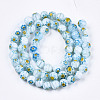 Round Millefiori Glass Beads Strands X1-LK-P001-36-2