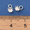 Ion Plating(IP) 304 Stainless Steel Charms Rhinestone Claw Settings STAS-U025-02A-S-3