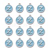 Platinum Plated Alloy Enamel Charms ENAM-S118-04Z-P-2