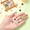 25Pcs 25 Styles Light Gold Plated Alloy Enamel Pendants ENAM-YW0004-33-4