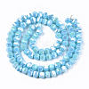 Electroplate Glass Beads Strands EGLA-S194-01A-A-2