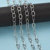 Electroplate Brass Paperclip Chains CHC-L019-31P-2