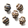 Vintage Style Glazed Ceramic Porcelain Beads PORC-H013-01-17-1