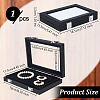 Rectangle Jewelry PU Leather Loose Diamond Storage Box CON-WH0094-45B-2