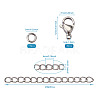 Yilisi DIY Chain Bracelets & Necklaces Kits DIY-YS0001-20P-9