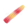Gradient Color Baking Paint Glass Bead Strands X1-DGLA-A039-T4mm-A02-1
