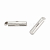 Iron Slide On End Clasp Tubes IFIN-R212-1.0cm-P-2