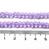 Spray Painted Crackle Glass Beads Strands CCG-Q002-4mm-04-3