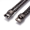 Retro 304 Stainless Steel Chain Bracelets BJEW-L645-25AS-4