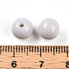 Opaque Solid Color Glass Beads GLAA-N007-8mm-A08-3