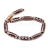 Rice Shape Tibetan Style dZi Beads Strands G-A269-A14-01-3