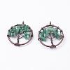Natural Amazonite Pendants G-E419-10R-1