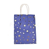 Gold Stamping Star Paper Gift Bags with Handles TH-CBA170C-06-1