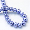 Baking Paint Glass Pearl Bead Strands HY-Q003-3mm-09-4