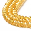 Cubic Zirconia Bead Strands ZIRC-G001-01F-4