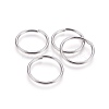 Tarnish Resistant 304 Stainless Steel Saw Cut Open Jump Rings STAS-P212-25P-01-1
