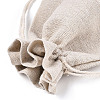 Cotton Cloth Packing Pouches Drawstring Bags ABAG-R011-15X20-01-2