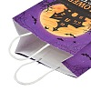 Halloween Paper Haunted House/Castle Printed Tote Bags ABAG-P015-05B-4