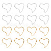 GOMAKERER 60Pcs 2 Colors Brass Linking Rings KK-GO0001-28-1