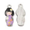 Alloy Enamel Pendants FIND-C037-17P-2