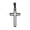 Ion Plating(IP) 304 Stainless Steel Pendants STAS-G217-13B-1