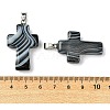 Natural Banded Agate Pendants GG-K002-11G-3