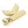 Ion Plating(IP) 316L Surgical Stainless Steel Pendants STAS-Q247-01G-11-3