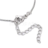 Rack Plating Natural Paua Shell Pendants Necklace NJEW-B104-01E-01P-3