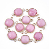Natural White Jade Links connectors G-S344-69I-1