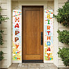 Rectangle Door Wall Hanging Polyester Sign for Festival HJEW-WH0036-02A-7