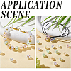 BENECREAT 20Pcs 5 Colors ABS Plastic Imitation Pearl Beads KY-BC0001-29-5