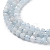 Natural Aquamarine Beads Strands G-J400-E18-01-4
