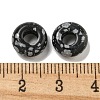 Synthetic Snowflake Obsidian Beads G-Q173-03A-02-3
