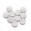 Non-Tarnish 304 Stainless Steel Charms STAS-E455-02P-12mm-2