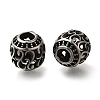 304 Stainless Steel European Beads STAS-D191-09C-AS-1