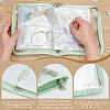 PVC Loose Leaf Jewelry Storage Bag ODIS-WH0038-90A-4