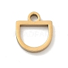 304 Stainless Steel Charms STAS-P433-13A-G-1